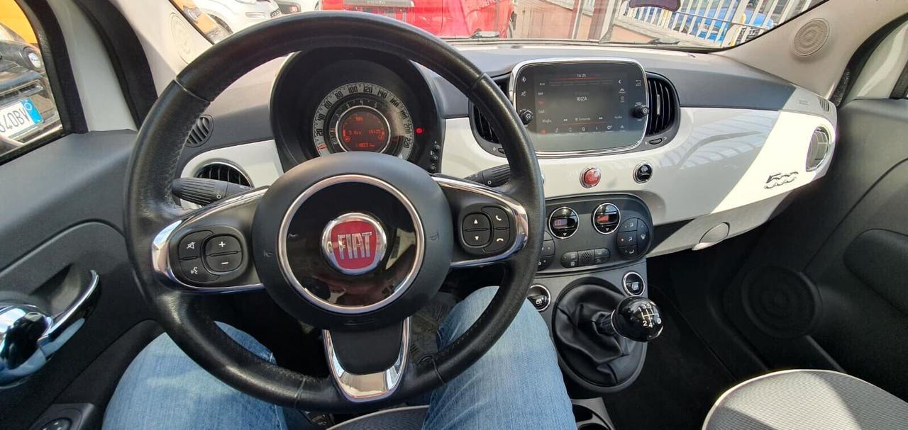 Fiat 500 1.2 Lounge White Pearl