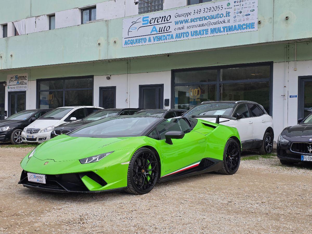 LAMBORGHINI HURACAN SPYDER PERFORMANTE NOLEGGIO