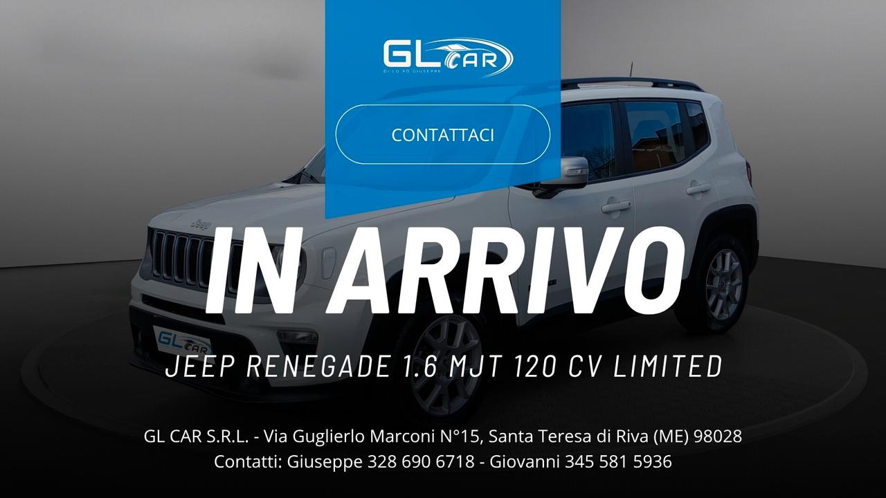 Jeep Renegade 1.6 Mjt 120 CV Limited