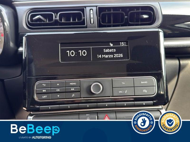 Citroën C3 1.2 PURETECH FEEL S&S 83CV NEOPATENTATI MY18