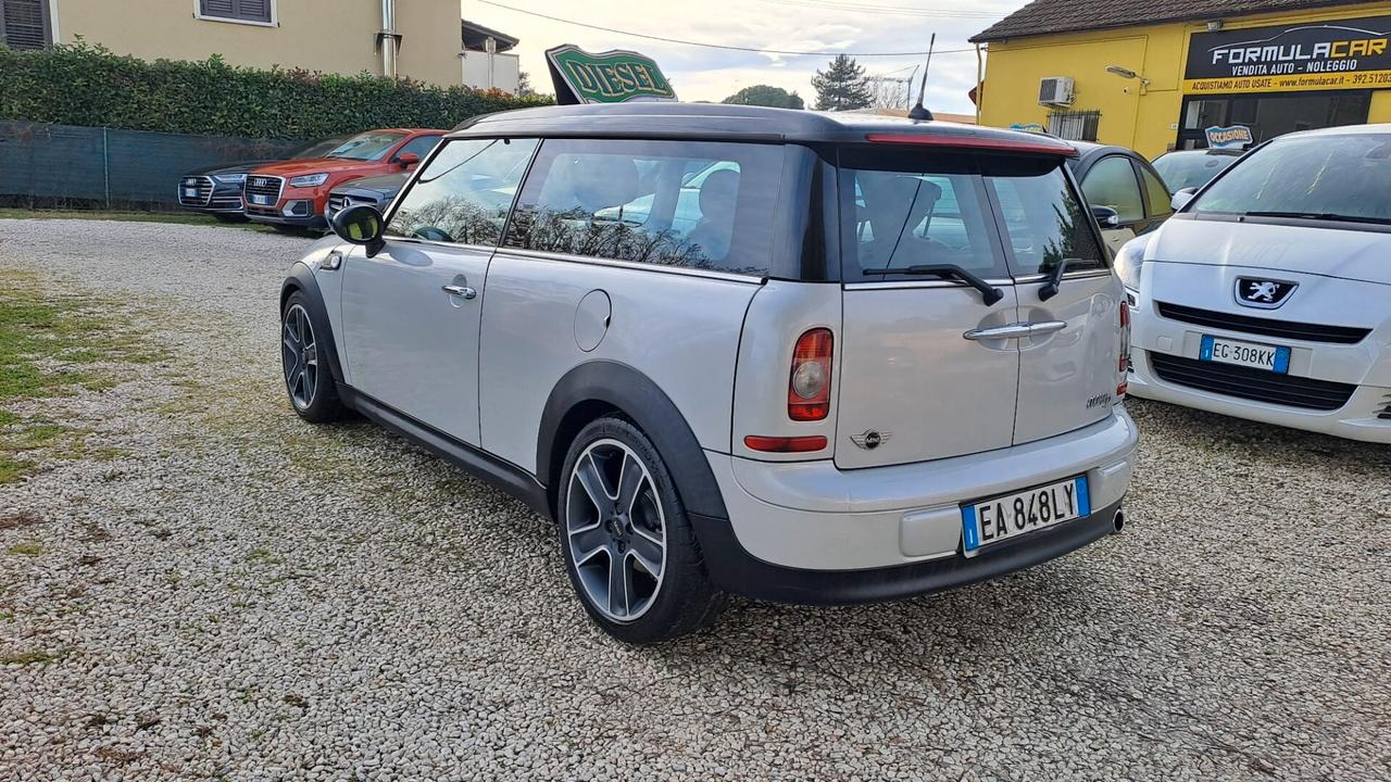 Mini Cooper D Clubman 1.6 16V -INTERNI IN PELLE TOTALE GARANZIA 12 MESI