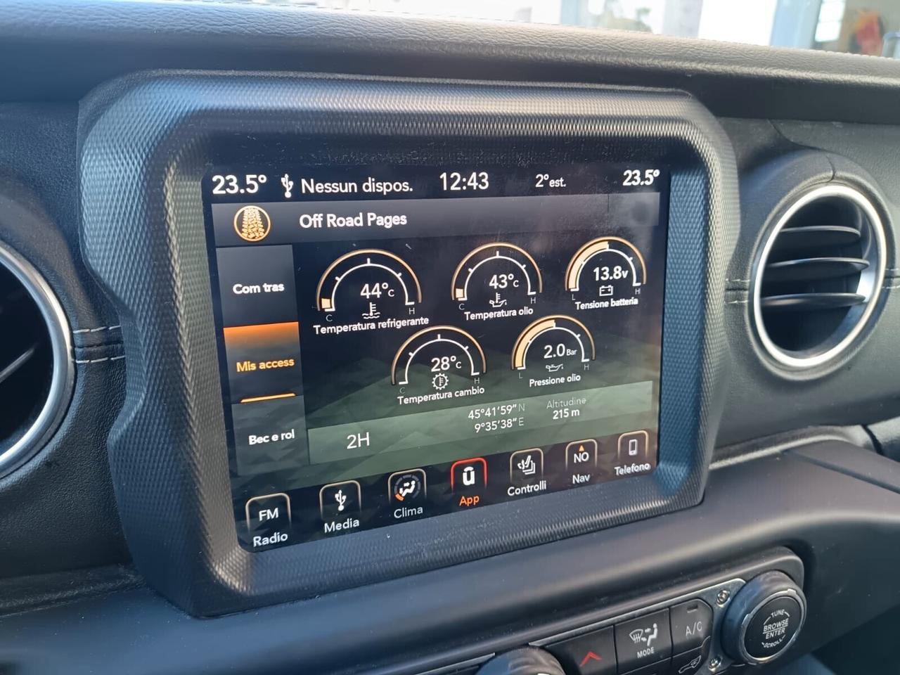 Jeep Wrangler 2.2 Mjt II SAHARA AUTOMATICA, UNICOPROP., IVA ESPOSTA