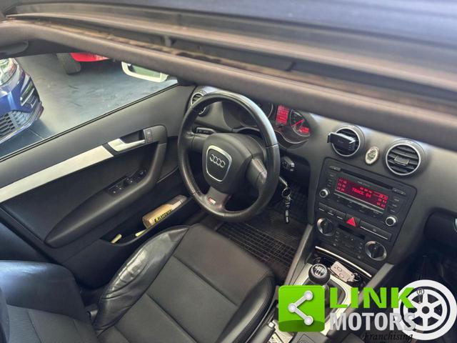 AUDI A3 SPB 2.0 16VTFSI quattroTETTO,PELLE,KM CERT,UNICA.