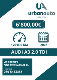 Audi A3 2.0 TDI F.AP. Ambition