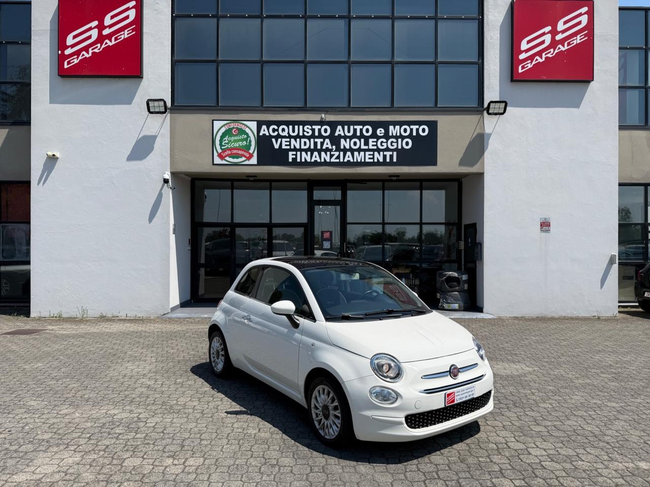 Fiat 500 1.2 Lounge aut.|TETTO PANO