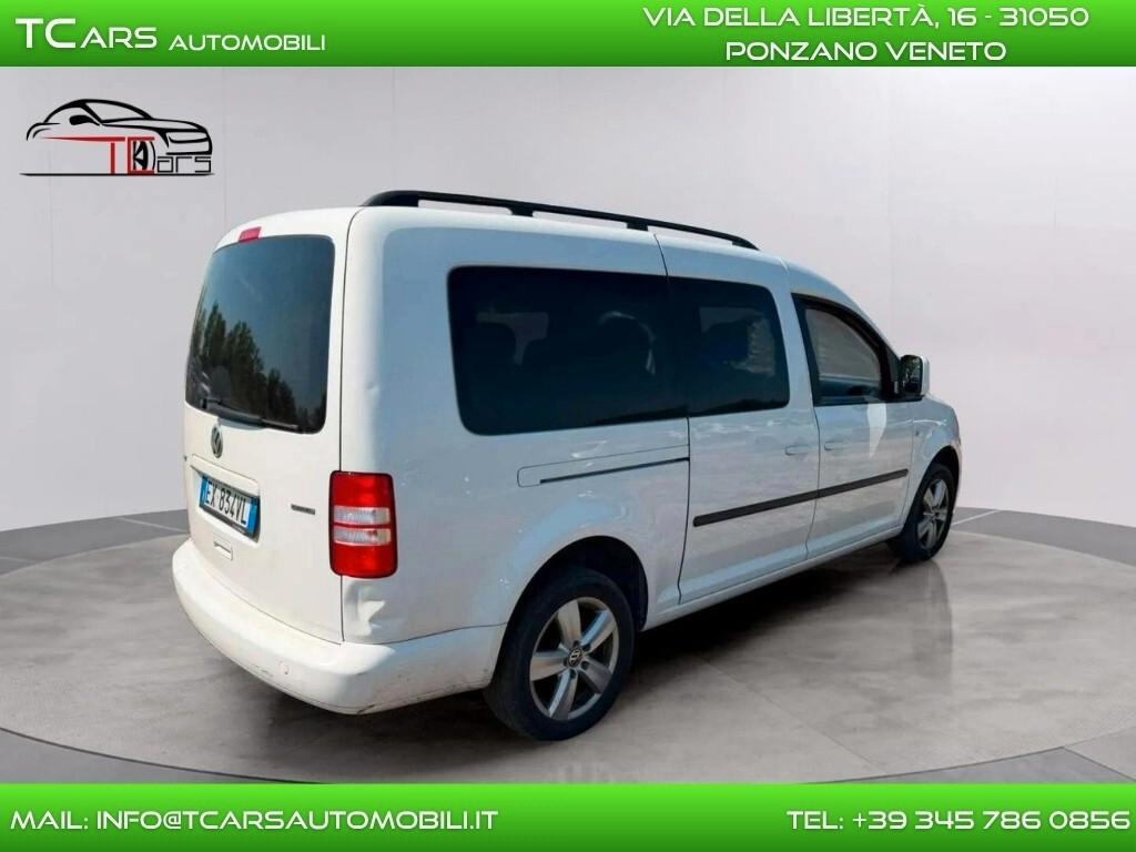 VOLKSWAGEN CADDY 2.0 METANO-5 POSTI-KM CERTIFICATI