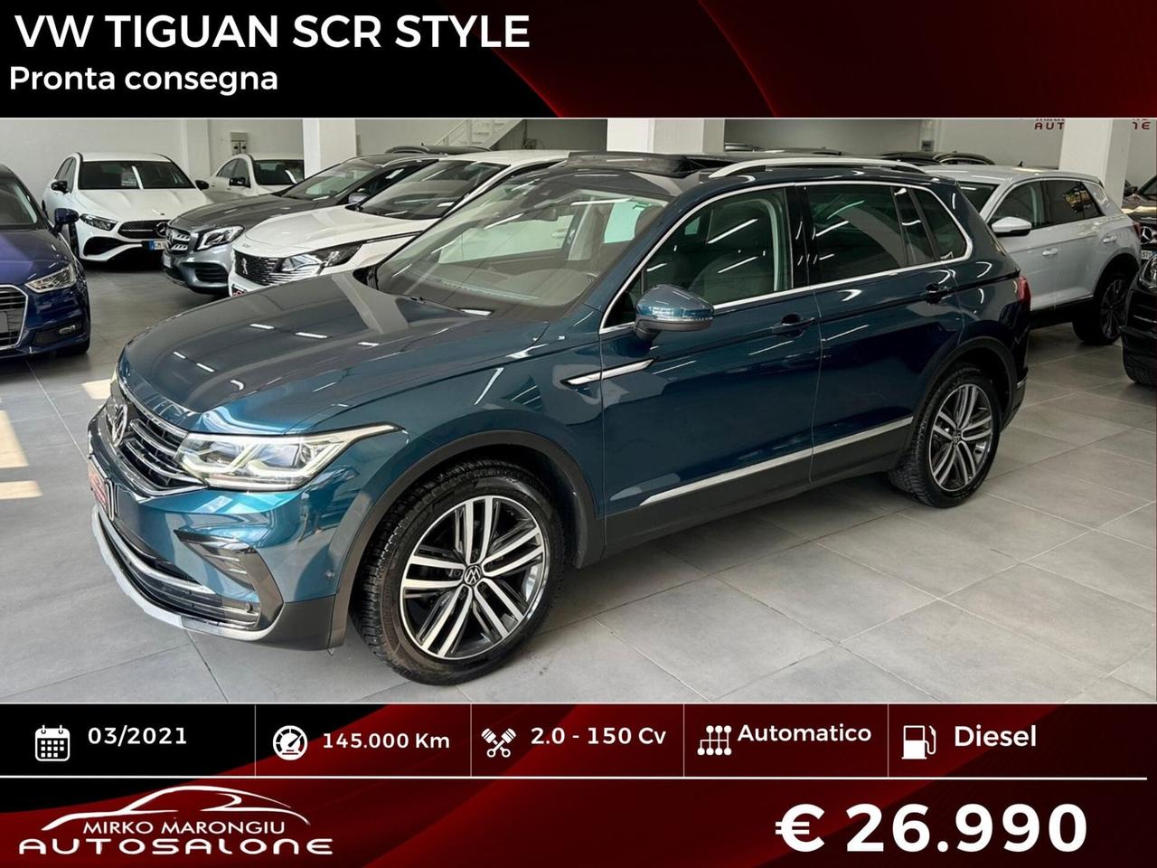 VW Tiguan 2.0 TDI DSG 4MOTION finanziabile
