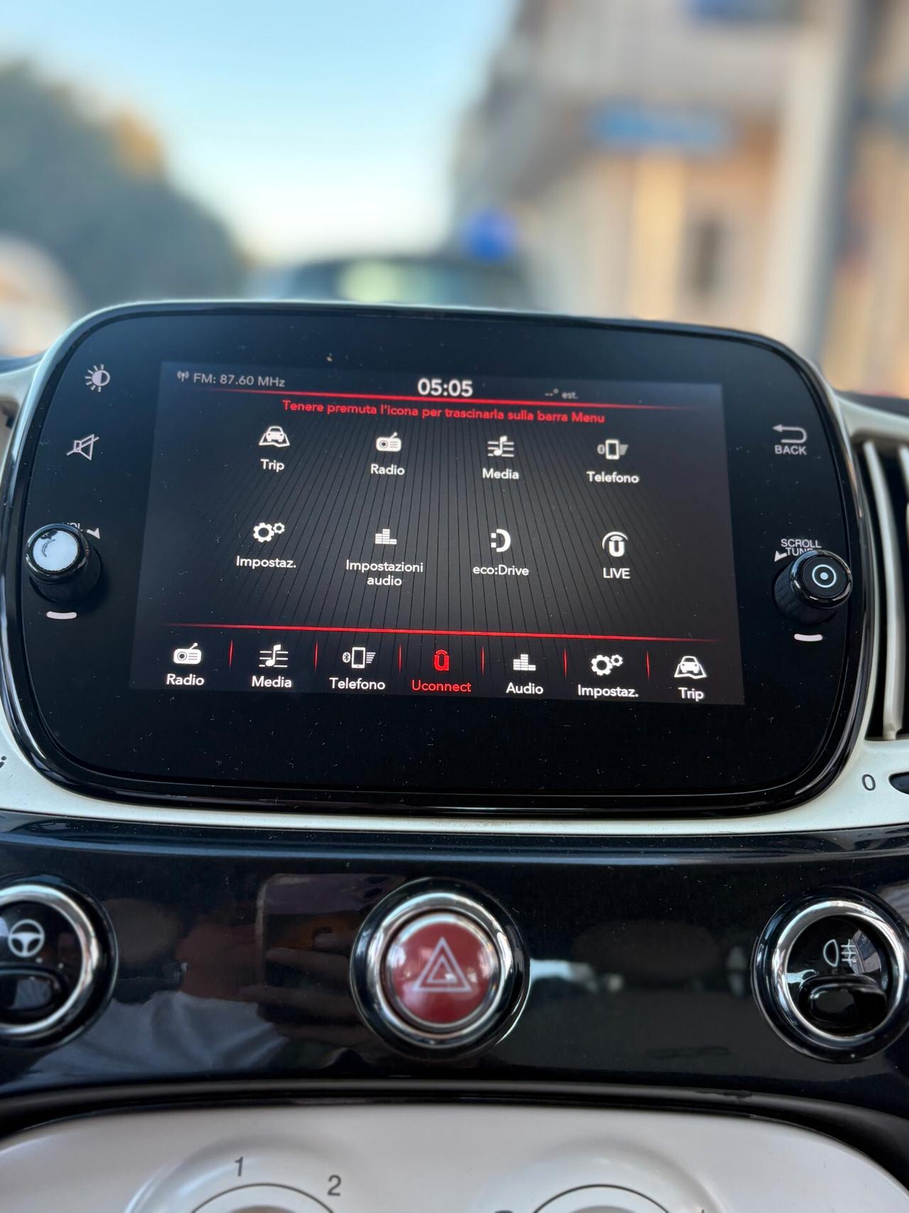Fiat 500 1.0 hybrid Dolcevita 70cv adatta per NEO PATENTATI,CON BLOCK SHAFT,U-CONNECT,ANDROID AUTO,SCHERMO TO