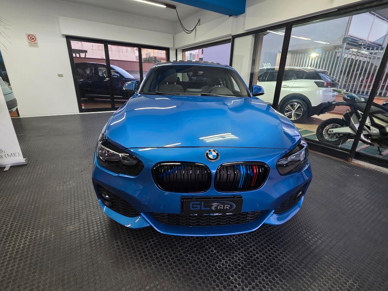 Bmw Serie 1 116d M-Sport Blu Estoril + Tetto