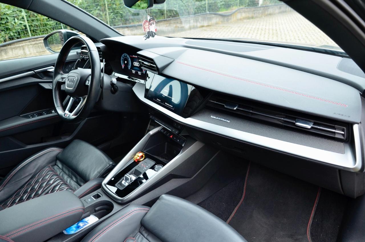 AUDI S3 SPB 2.0 TFSI QUATTRO 310cv S-TRONIC, GARANZIA AUDI 1/28, SERVICE AUDI, UFF ITALIANA, EURO 6D, MATRIX, BANG&OLUFSEN, DYNAMIC PACK, SCARICO, RETROCAMERA, PERMUTE