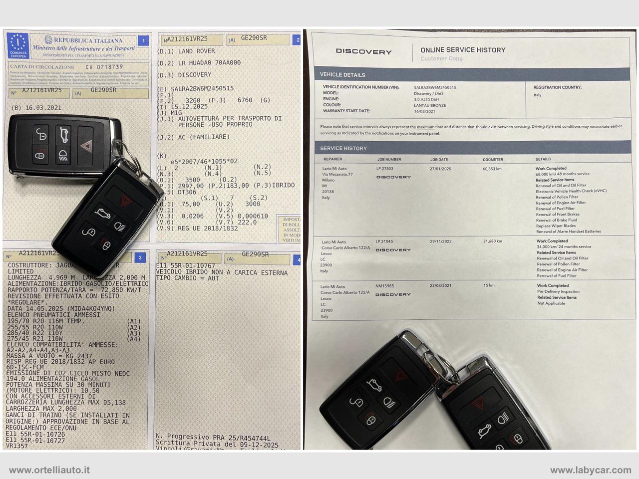 LAND ROVER Discovery 3.0D I6 249CV R-Dyn. SE 7 POSTI