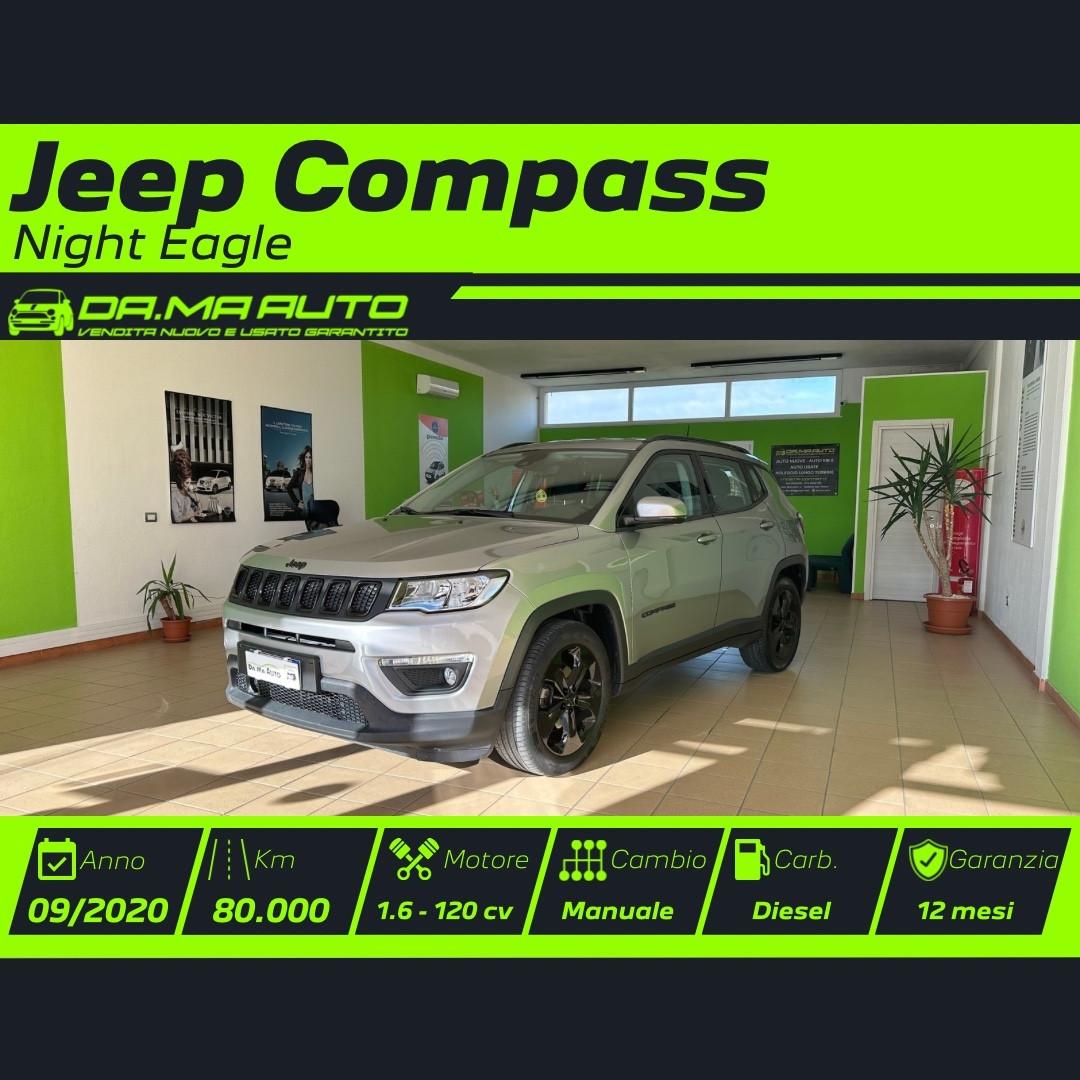 Jeep Compass 1.6 Multijet II 2WD Night Eagle 2020