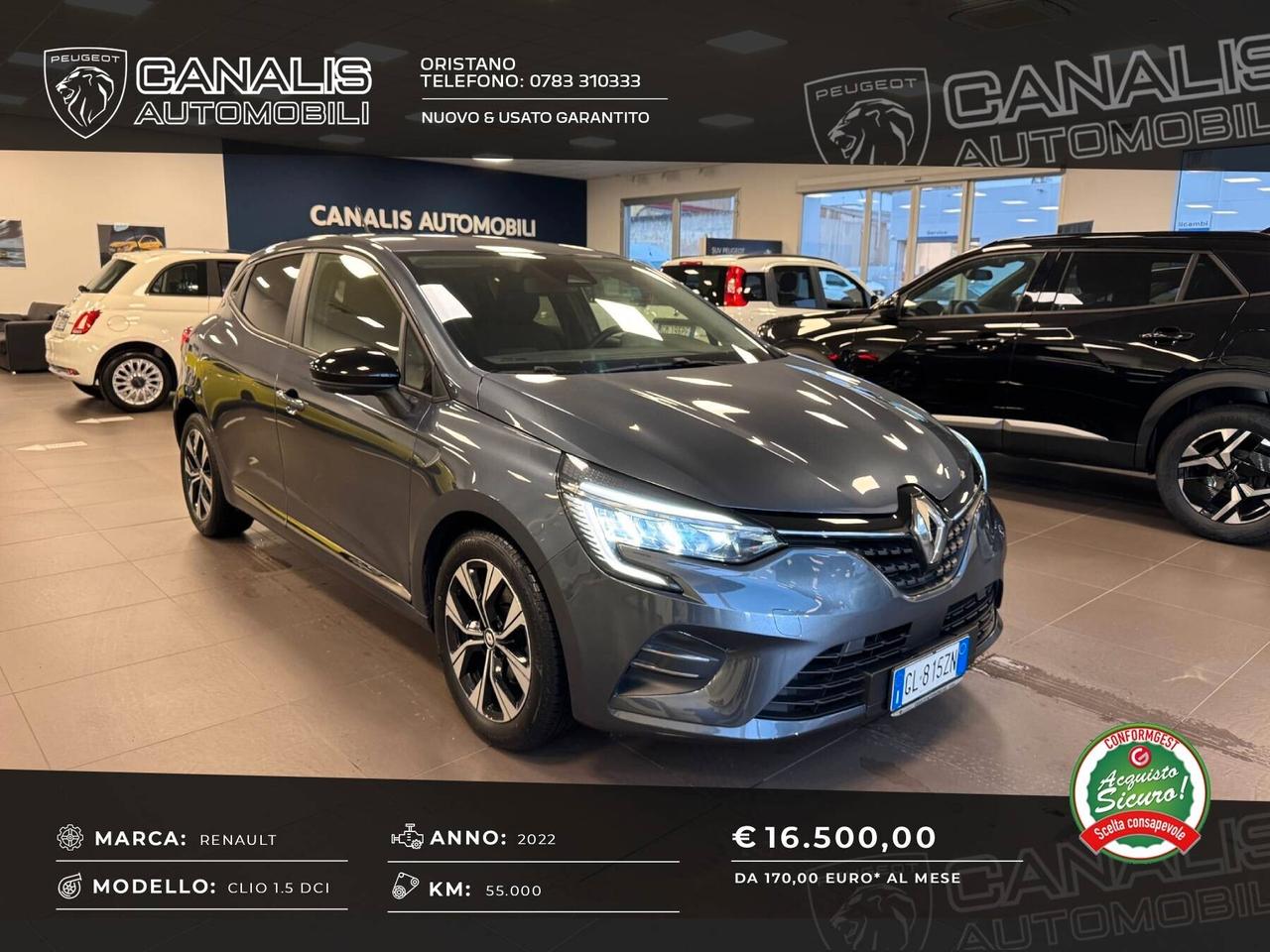Renault Clio 1.5 dCi 100 CV EVOLUTION 2022