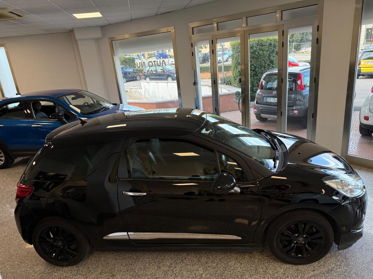 OCCASIONE Ds DS3 3 1.4 HDi 70 Just Black FULL, OK NEOPATENTATI