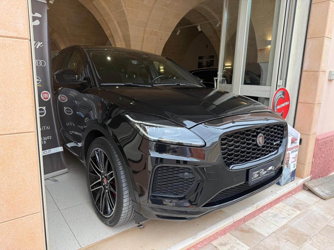 JAGUAR E-PACE 2.0D AWD R-DYNAMIC BLACK MHEV 204CV TETTO PELLE NAVI ANNO 2022