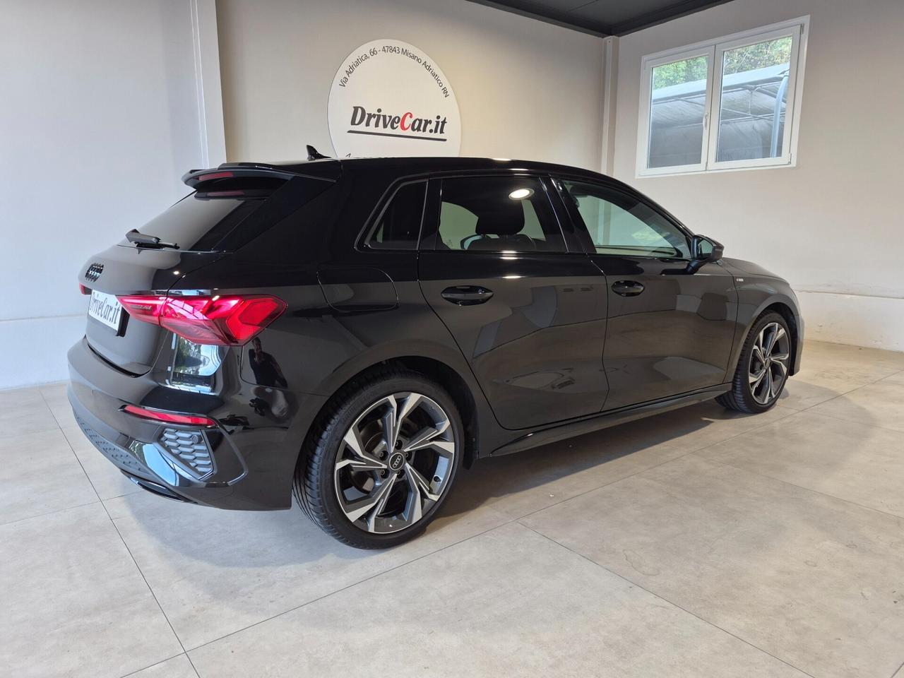 Audi A3 SPB 2.0 TDI S LINE S-TRONIC PELLE LED C.18" BLACK PACK APPLE CAR PLAY/ANDROID AUTO SED. SPORT. RISC. VIRTUAL COCKPIT PLUS