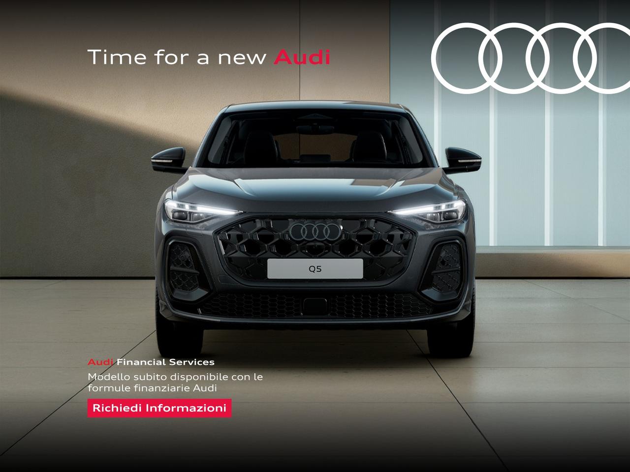 Audi Q5 sportback 2.0 tdi mhev+ s line edition quattro 204cv s-tronic