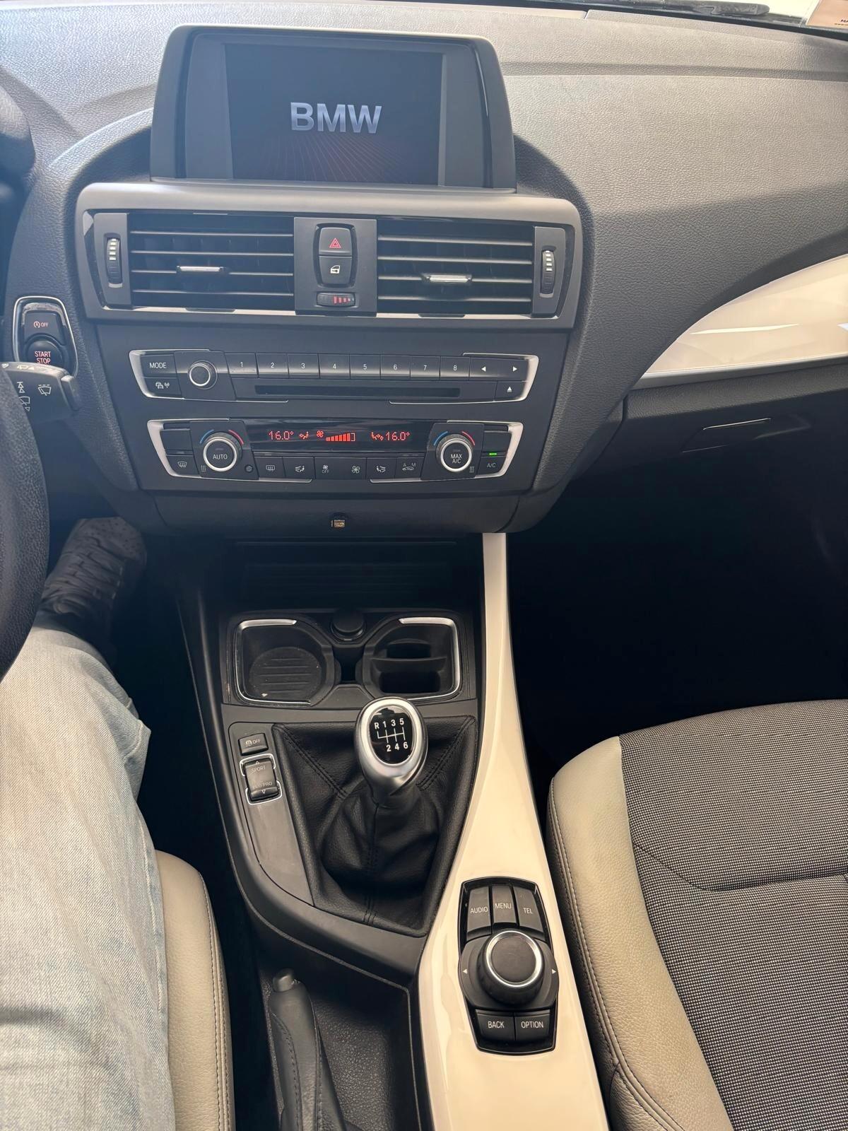 BMW SERIE 1 ANNO 2013 DS 2.0 CV 120 KM 138 MILA