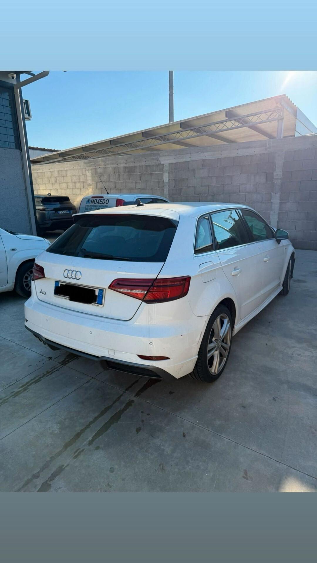 Audi A3 SPB 35 TDI S tronic S line edition 2020 120.000km Sinistrata Incidentata