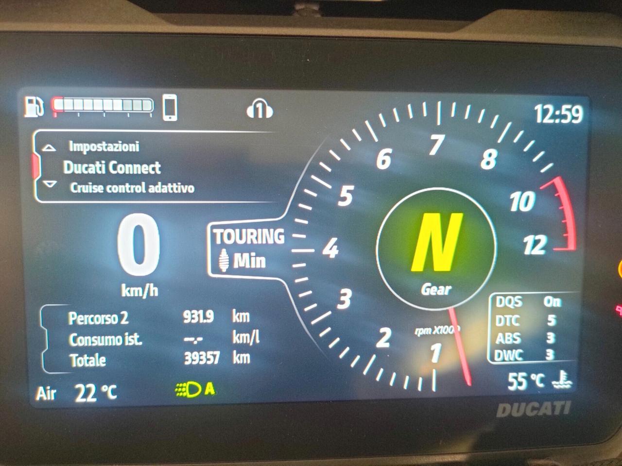 Ducati Multistrada V4 S Travel Radar