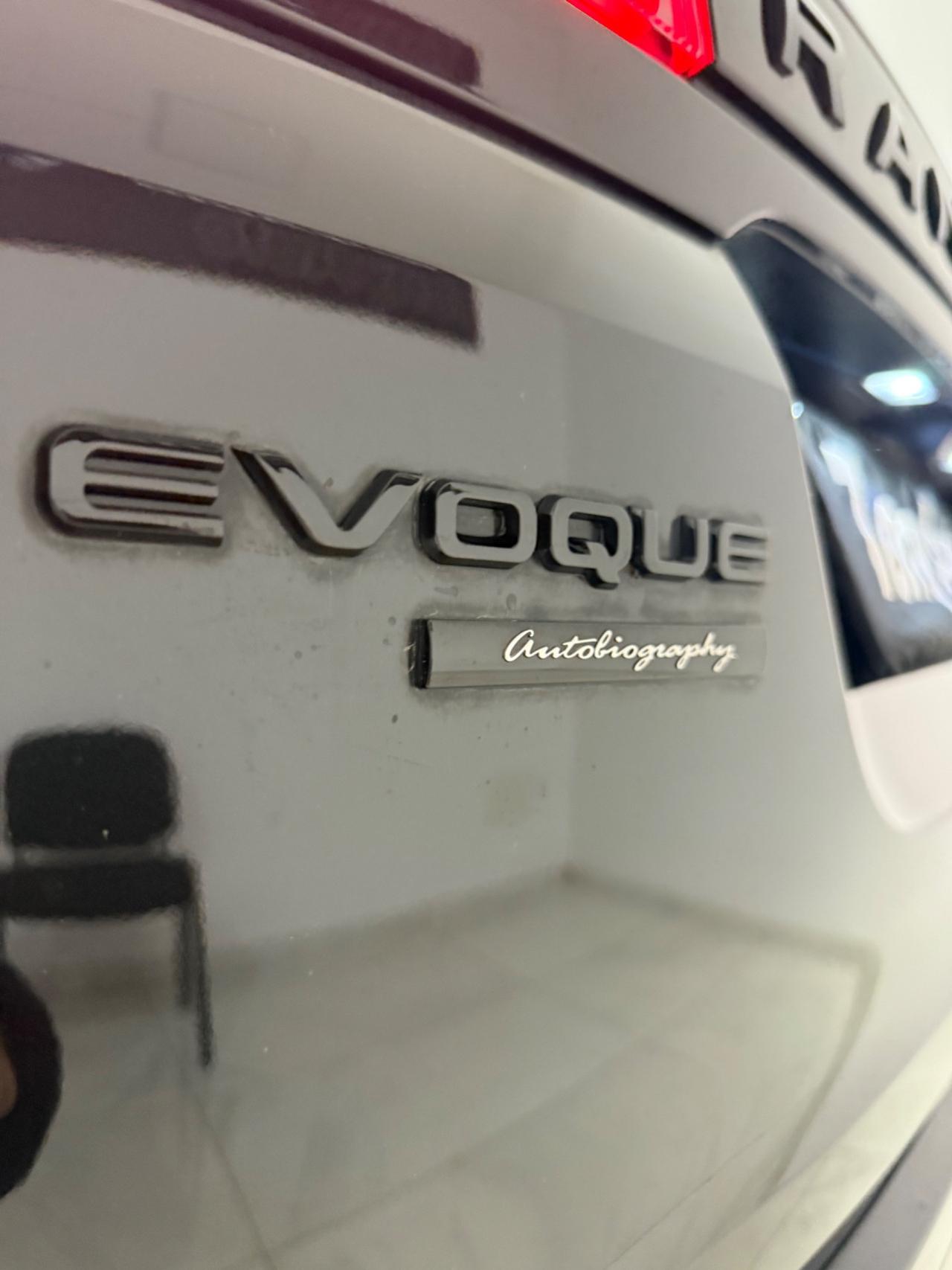 Land Rover Range Evoque 2.0D mhev (diesel/elettrica) Autobiography con TETTO,VIRTUAL COCKPIT,APPLE CARPLAY,TELECAMERA,NAVI