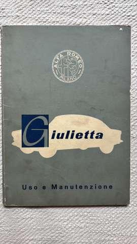 Alfa Romeo Giulietta spider 1300 1959 omologata csai regolarità asi