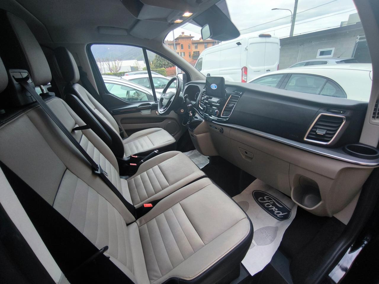 FORD TOURNEO CUSTOM TDCI-TITANIUM-9 POSTI-2021-GANCIO TRAINO