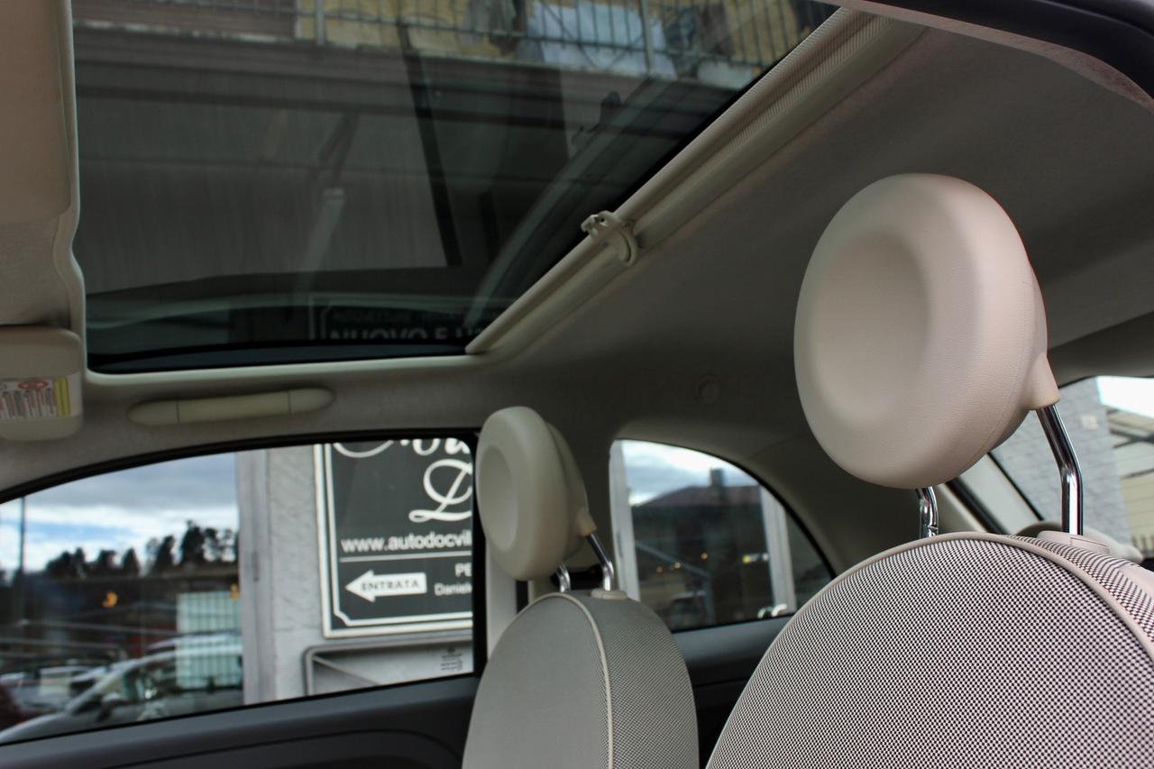 Fiat 500 1.2 Lounge TETTO IN VETRO POCHISSIMI KM! UNICO PROPRIETARIO!