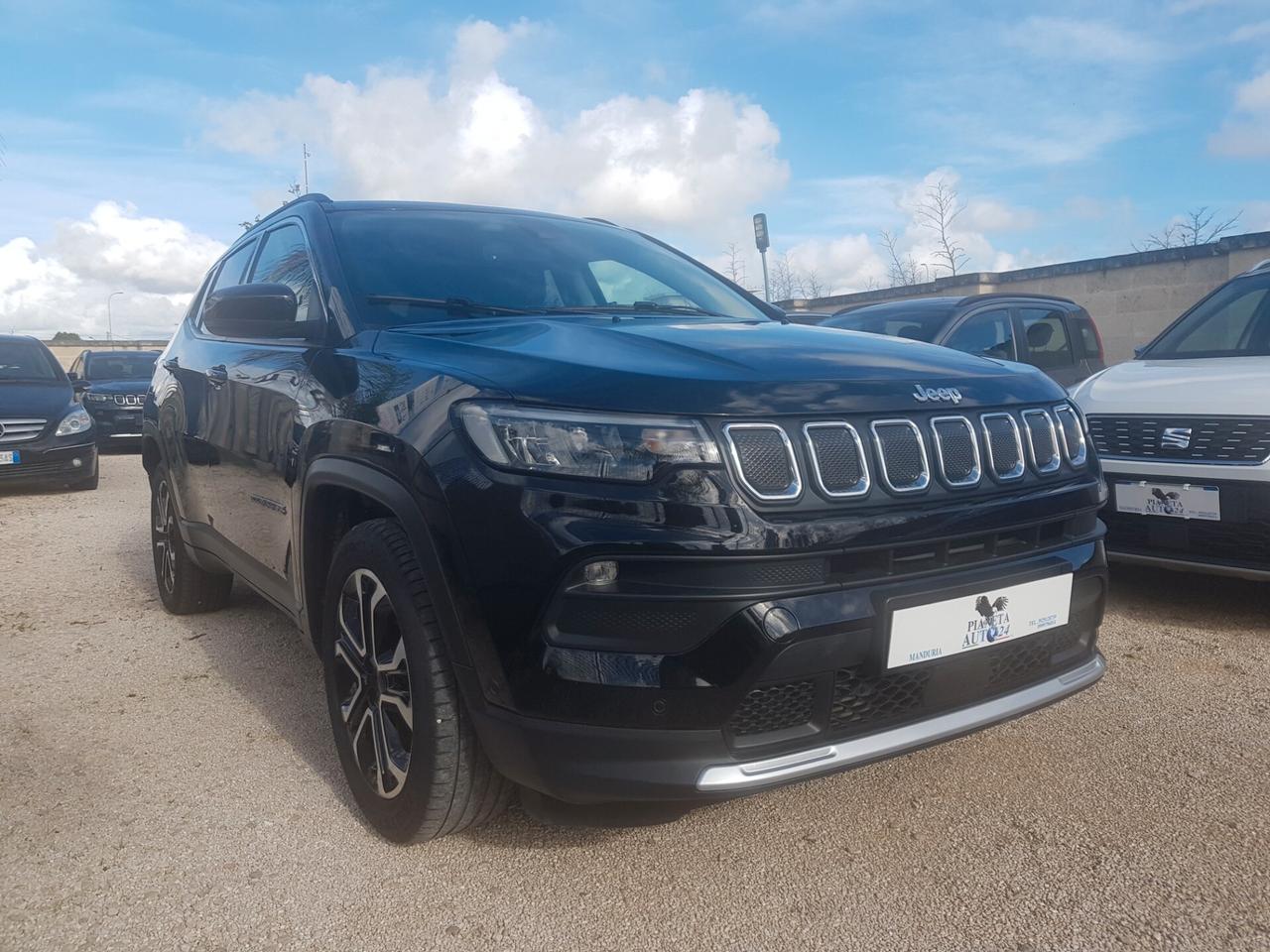 Jeep Compass 1.6 Multijet II 2WD Limited Navy Led Rcam Pelle