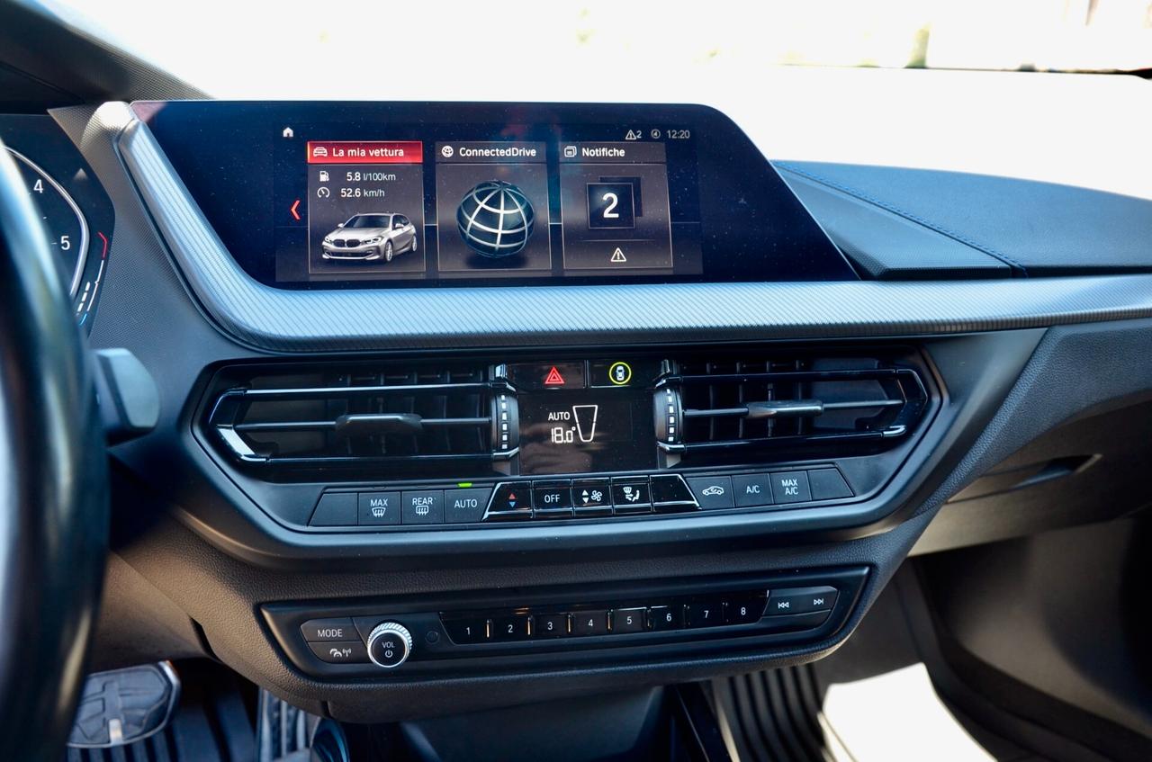 BMW 116d MSPORT 116cv AUTO, SERVICE BMW, UFF ITALIANA, EURO 6D, NAVI, APPLE ANDROID, PERMUTE