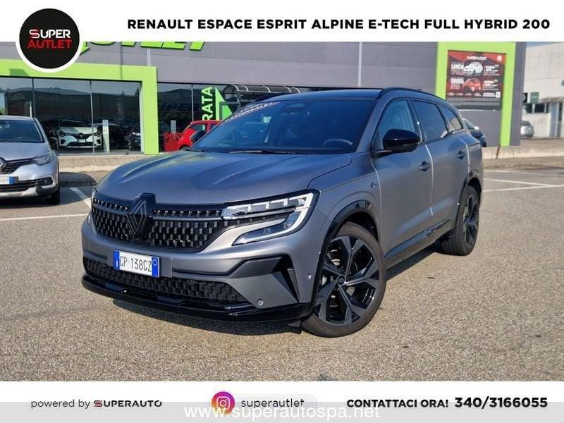 Renault Espace esprit Alpine E-Tech full hybrid 200