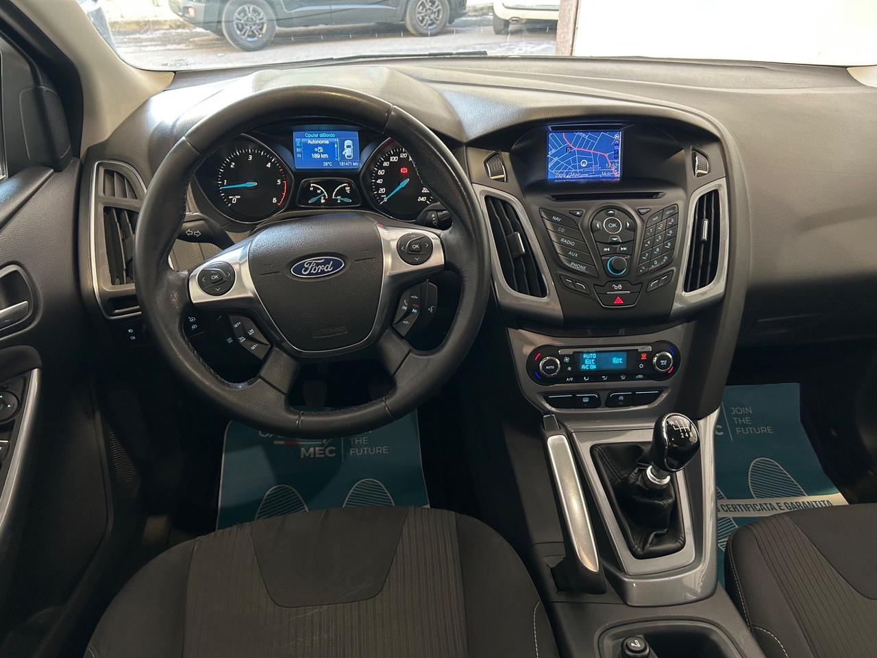 Ford Focus 1.6 TDCi 115 CV Titanium UNICO PROPIETARIO