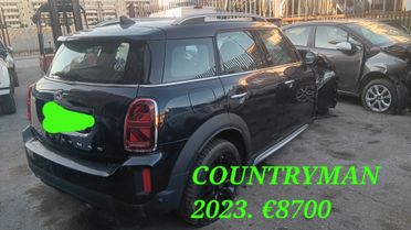 Mini countryman incidentata sinistrata mondialcars km 3.500