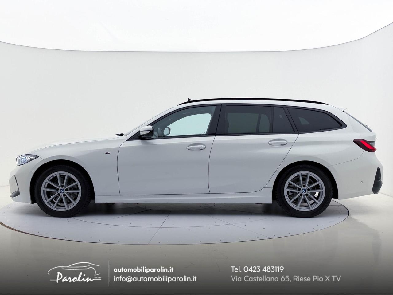 BMW 320 d Touring mhev 48V xdrive MSport Tetto-Gancio-Pelle-Winter-360°
