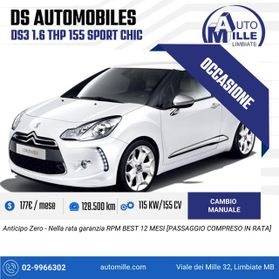 DS AUTOMOBILES DS 3 1.6 THP 155 Sport Chic