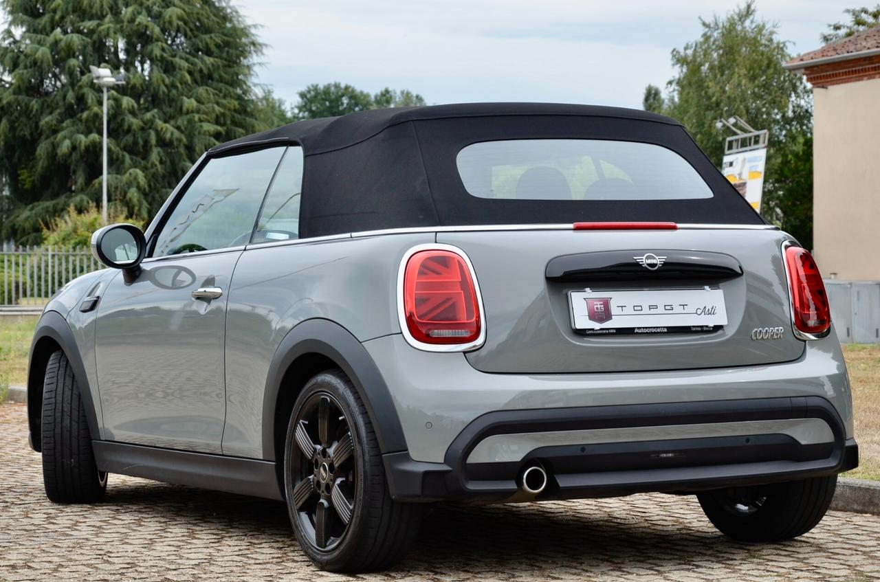 MINI COOPER CABRIO 1.5 136cv AUTO, SERVICE UFF MINI, UFF ITALIANA, UNICOPROP, EURO 6D, NAVI, FARI LED, APPLE, PERMUTE