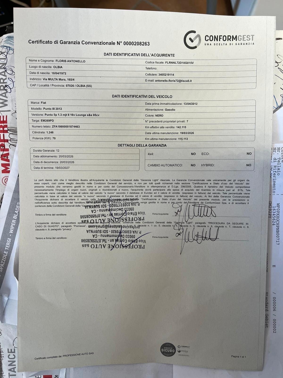 Fiat Doblo Doblò 1.3 MJ 16V PC-TN Cargo SX 2010