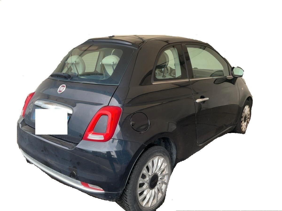 Fiat 500 1.2 1.2 GPL VER LOUNGE 11/2019 UFFICIALE ITALIANA CON TETTO PANORAMICO