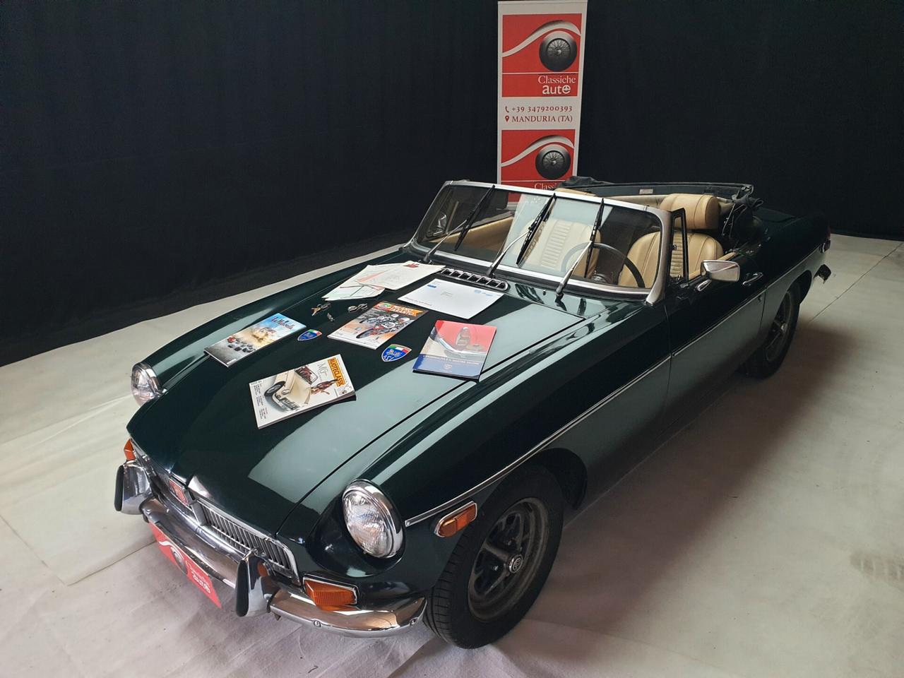 Mg MGB Roadster 1.8cc certif. ASI con CRS