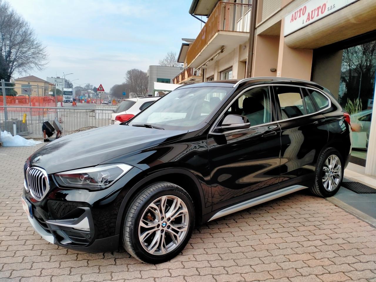 BMW X1 18D XDRIVE M.Y.20 XLINE / PELLE TOTALE / NERO LUCIDO