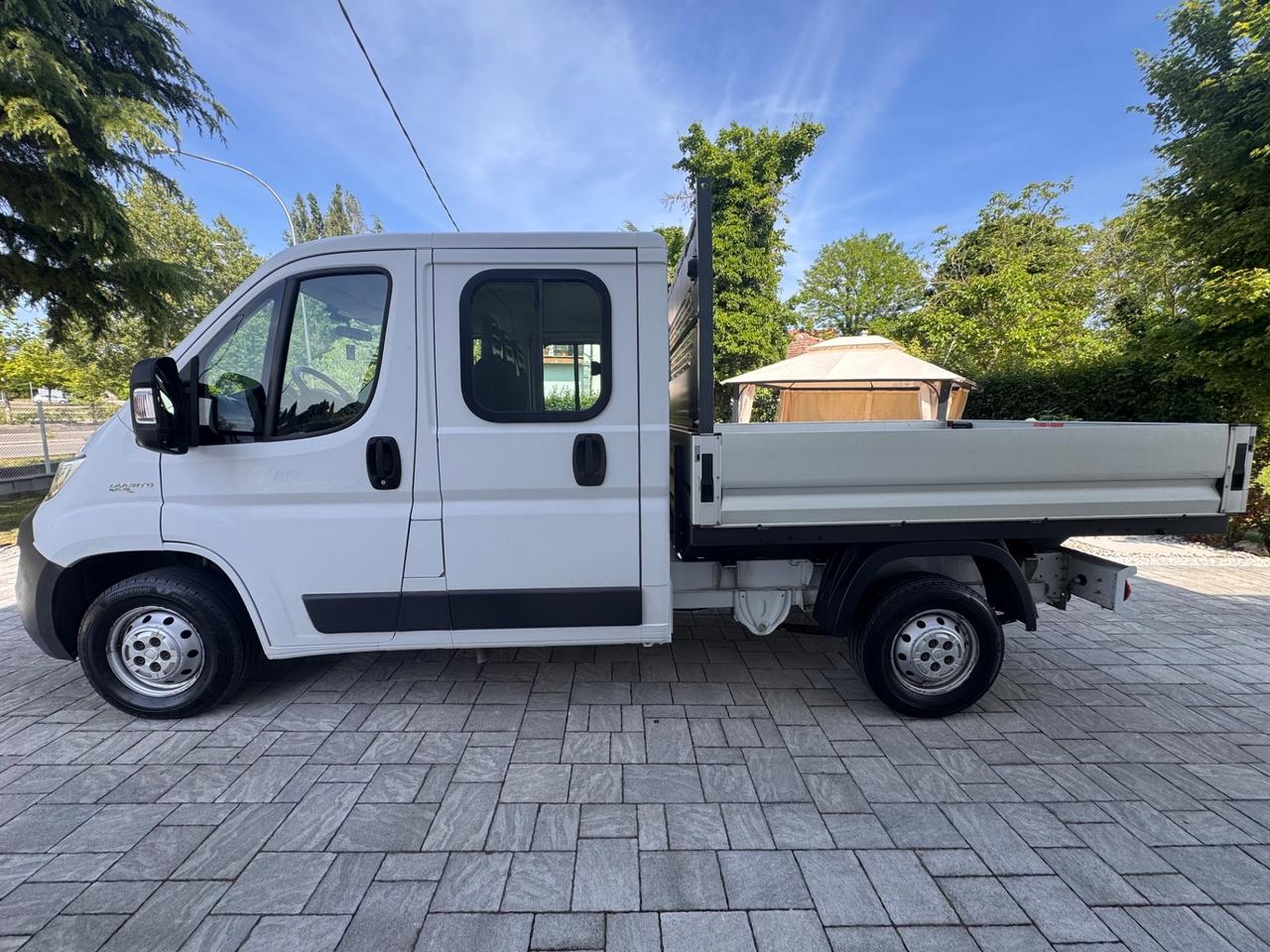 Fiat Ducato 2.3 Mjet 16V 115CV Cassone a sponde abbattibili doppia cabina OK NEOPATENTATI