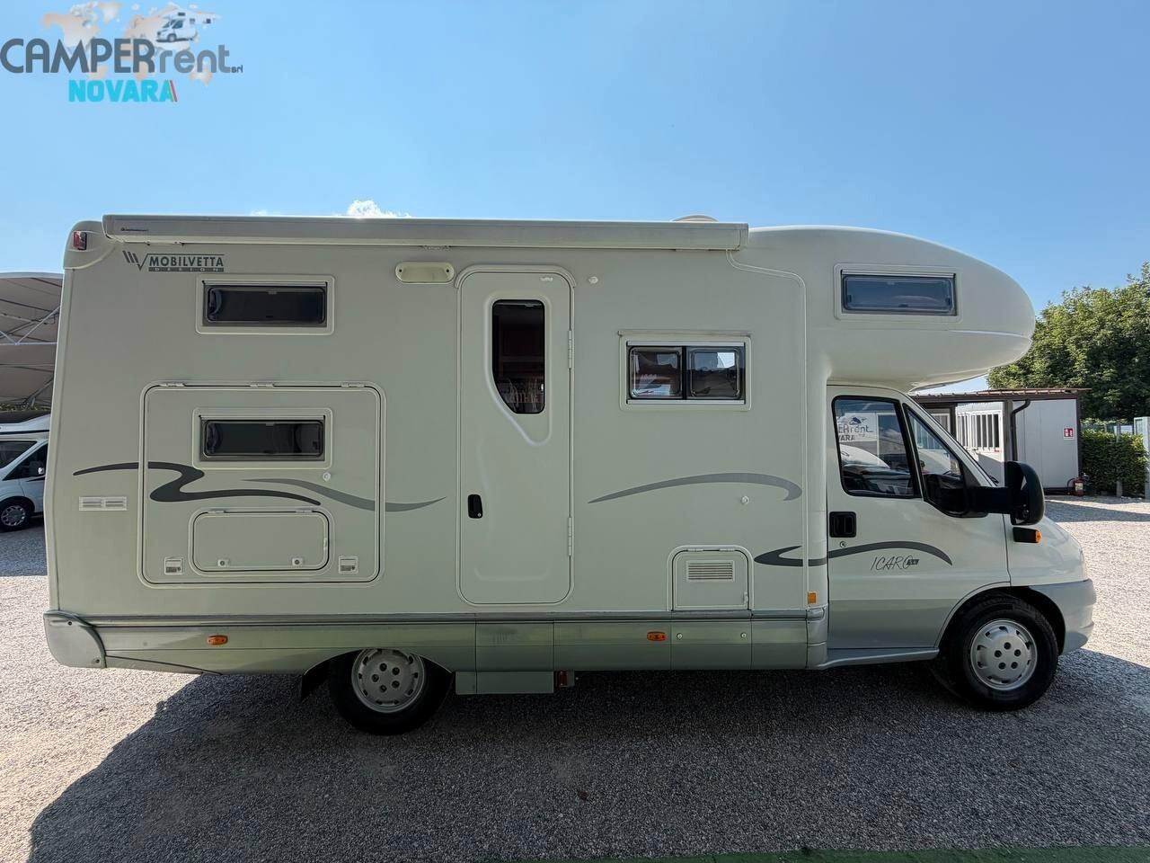 Mobilvetta ICARO S6 MANSARDATO COMPATTO 6 POSTI LETTO