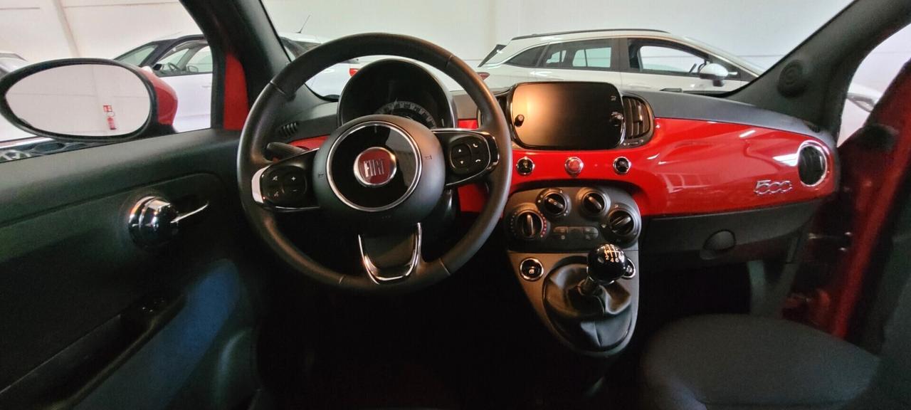 Fiat 500 1.0 Hybrid Red