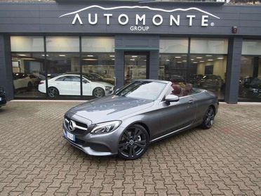 Mercedes-Benz C 250 Cabrio 250 d SPORT AUTO,PELLE,CERCHI 19,LED,NAVI