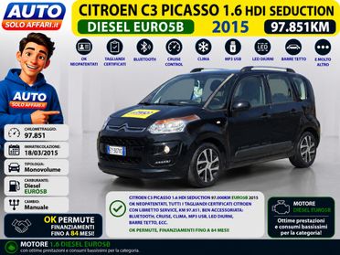 Citroen C3 Picasso 1.6 HDI 16V SEDUCTION 97.000KM TAGLIANDI UFFICIALI CITROEN