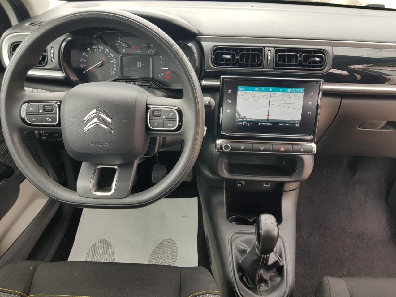 Citroen C3 1.2 PureTech 83cv Navy Led Sensori Park