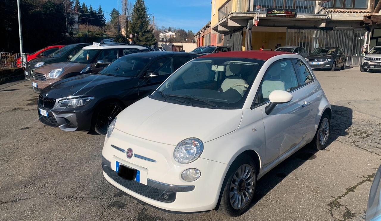 Fiat 500 cabrio full optional - benzina automatica 2013 80000 km -neo patentati unico proprietario