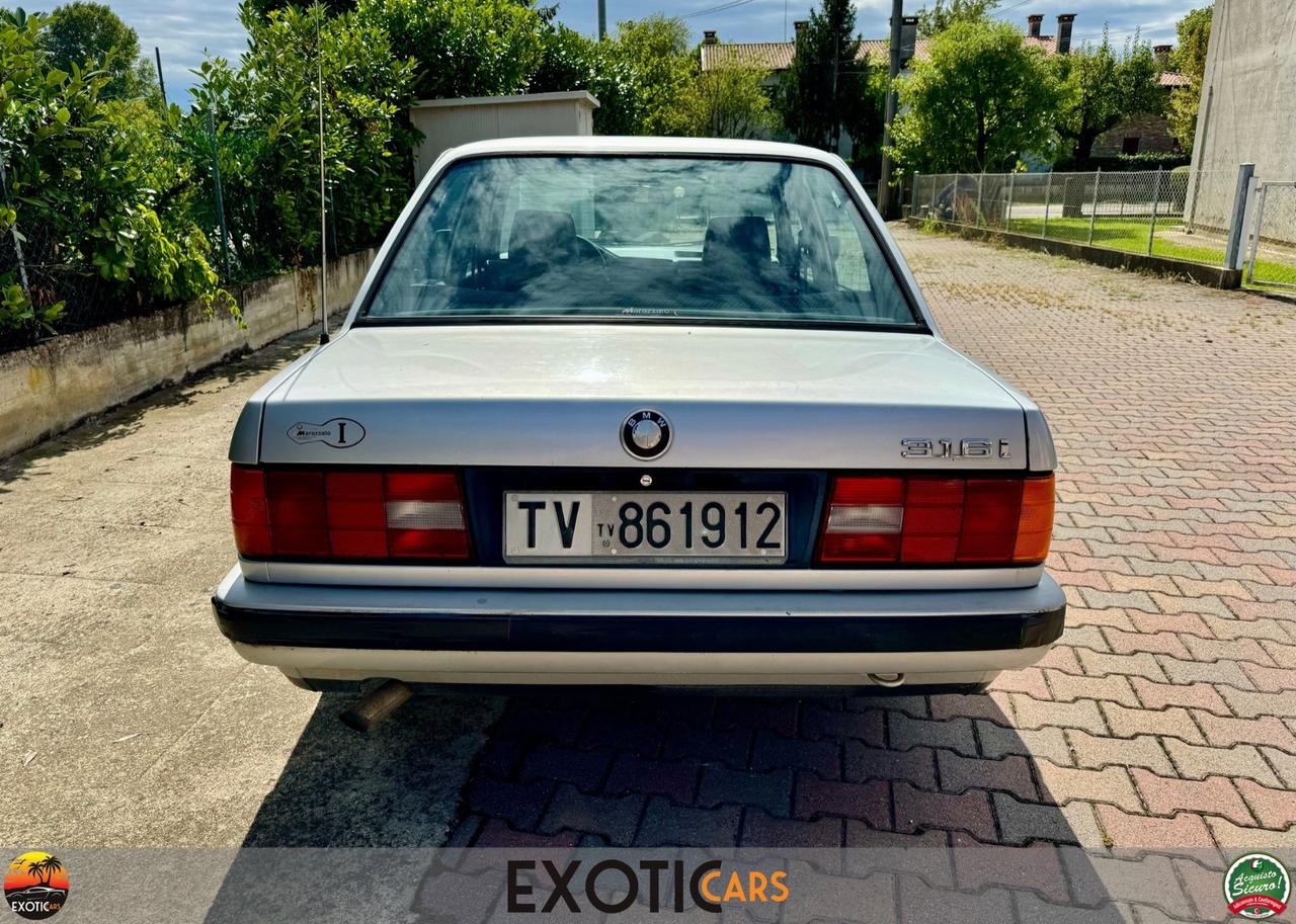 BMW E30, 1.6 99cv, cambio manuale 5 rapporti, 10/1990, 252124 km