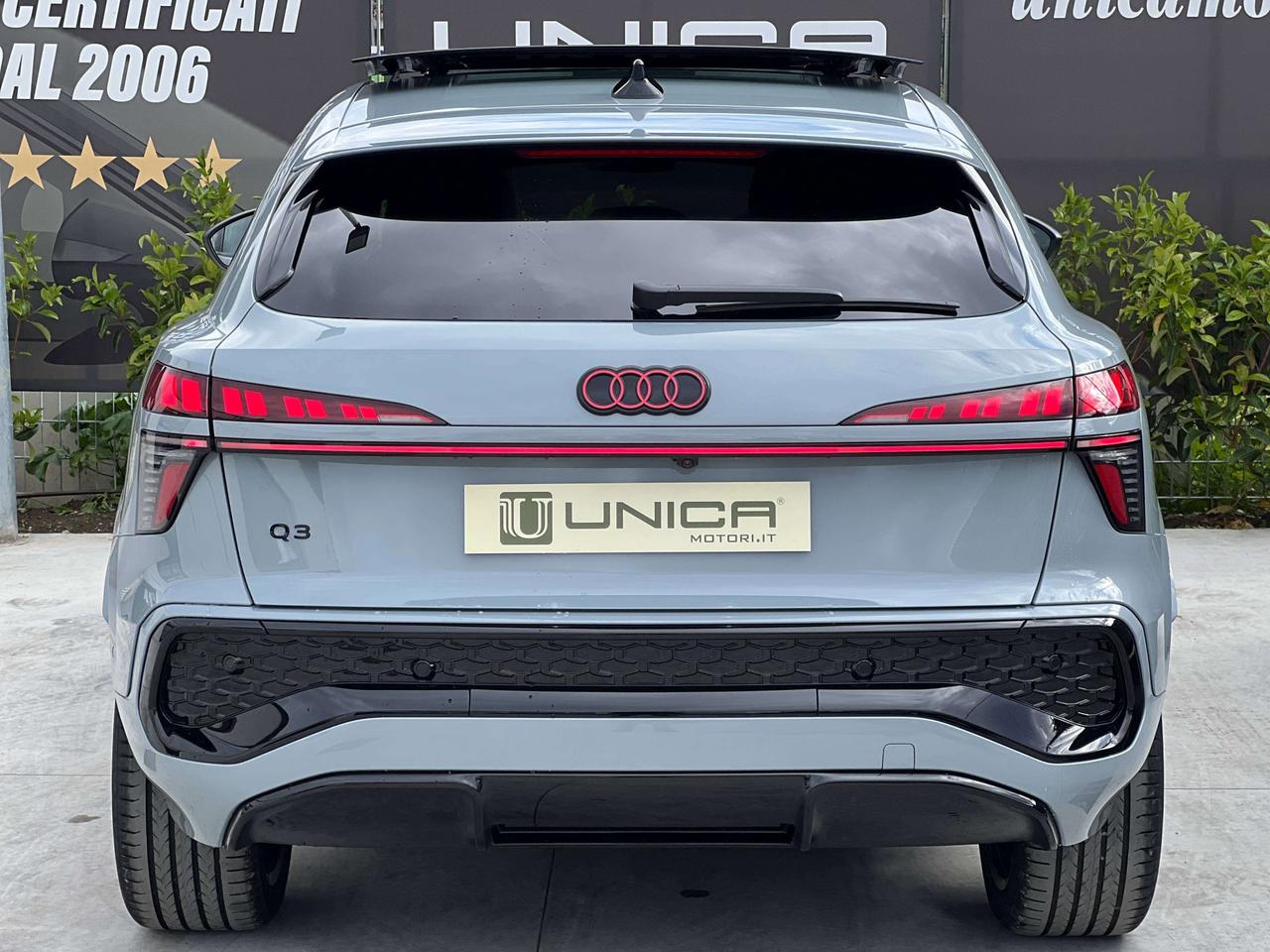 Audi Q3 Sportback 2.0 tdi S line 150cv S-tronic IVA ESPOSTA TETTO