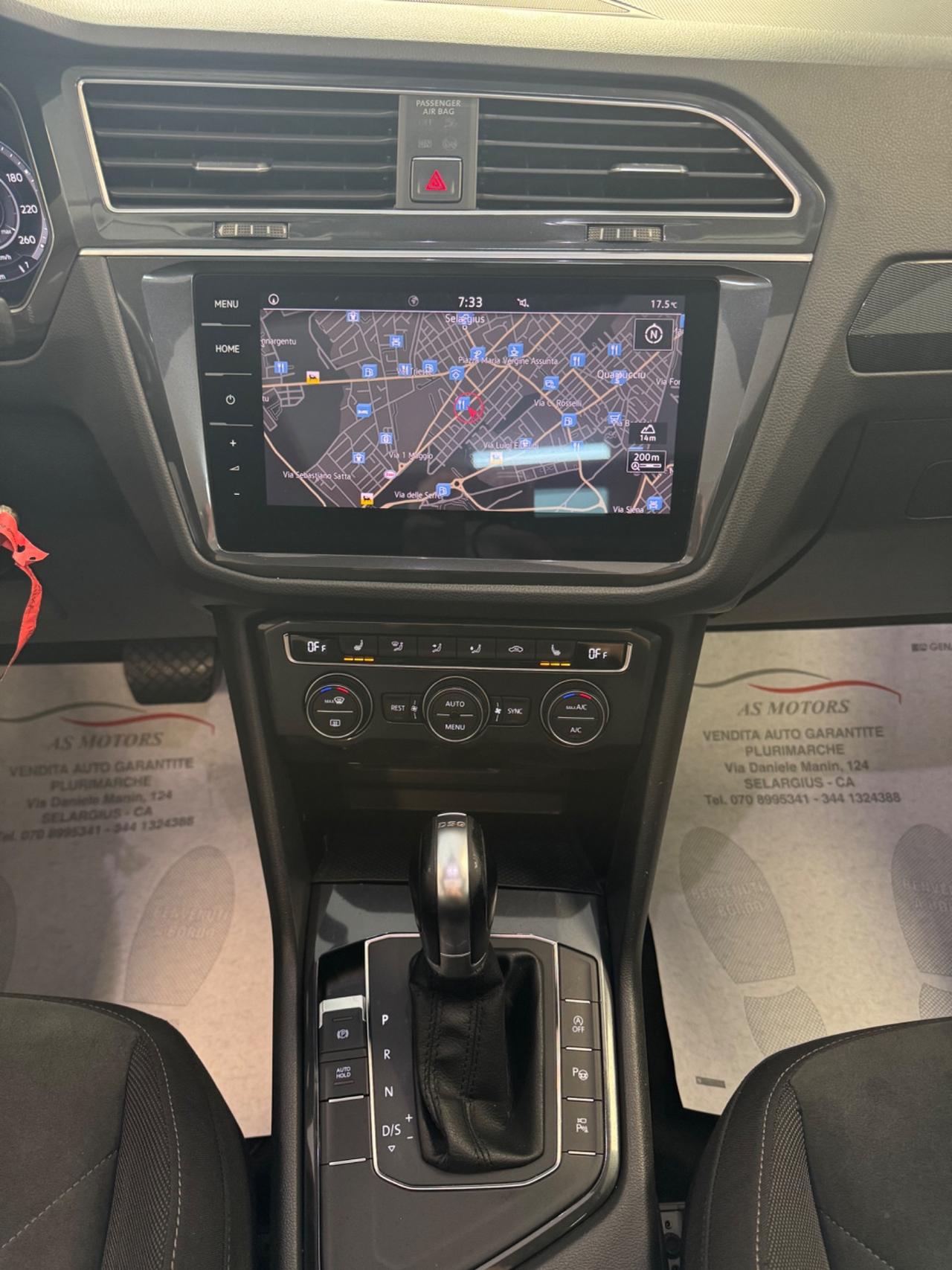 VW TIGUAN 2.0 TDI 150 CV R LINE TETTO APRIBILE